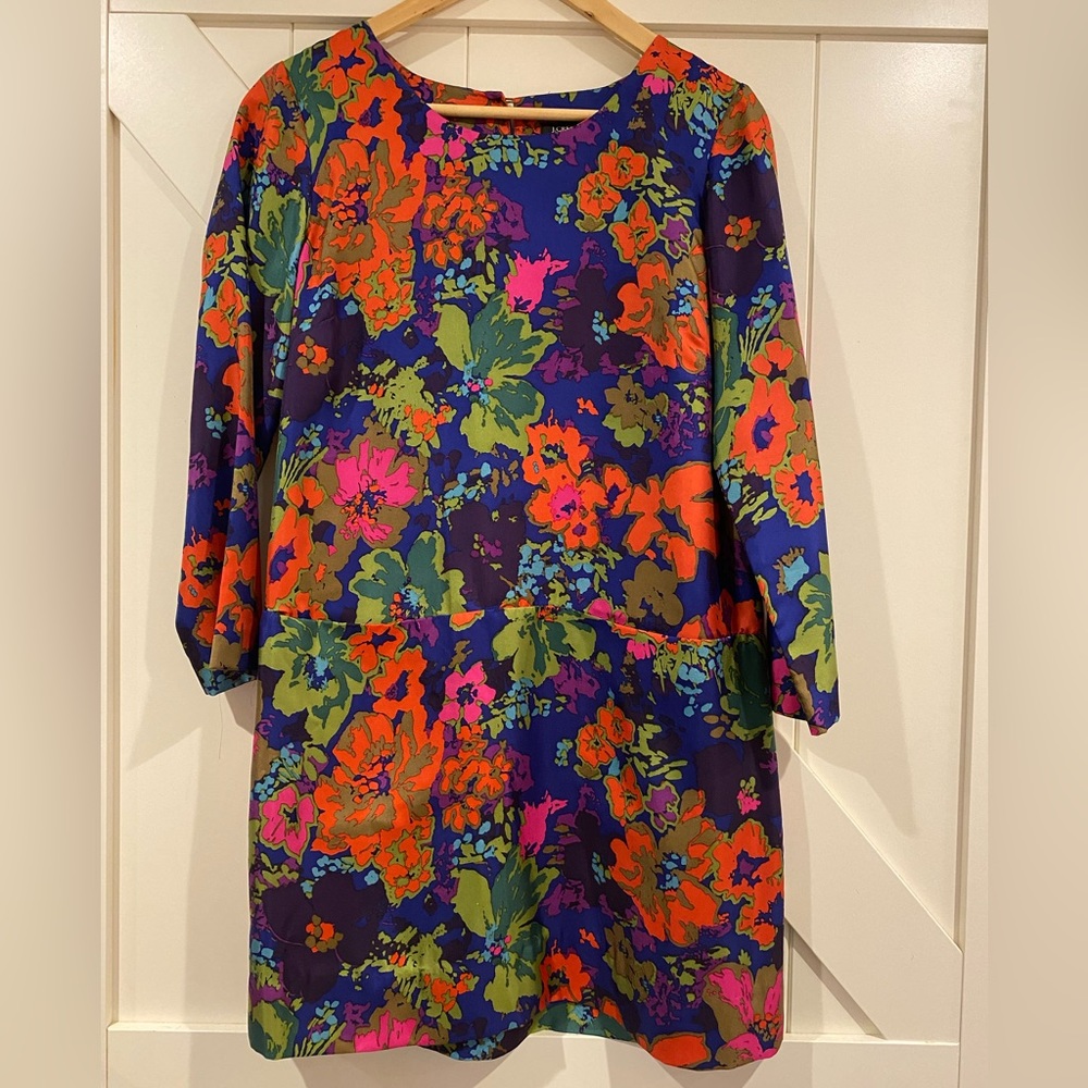 JCrew Silk Dress with Pockets